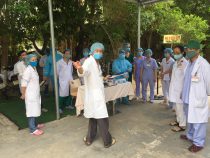 Bệnh viện CTCH – PTTH Huế diễn tập phòng, chống dịch COVID-19